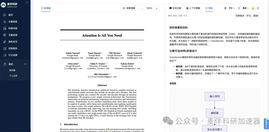 MaltSci文献阅读功能演示